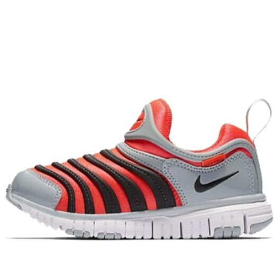 (PS) Nike Dynamo Free Marathon Running 'Grey Red' 343738-629