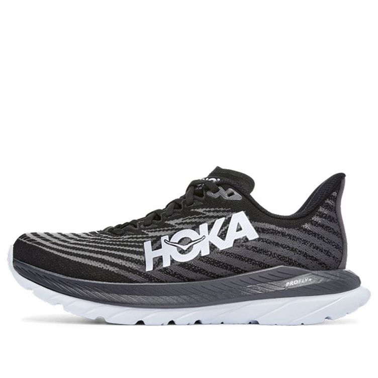 (WMNS) HOKA ONE ONE Mach 5 Wide 'Black Castlerock' 1136678-BCSTL