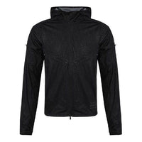 Men's Nike Casual Hooded Running Black Jacket DA0417-010
