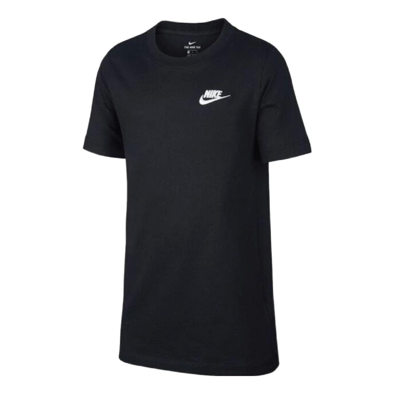 (GS) Nike Sportswear Logo T-shirt 'Black White' AR5254-010