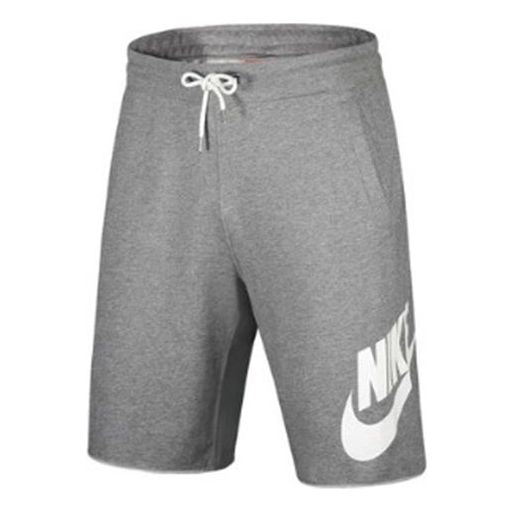 Nike Large Printing Loose Knit Shorts Gray 836278-091