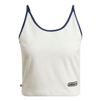 (WMNS) adidas Short Towel Terry Tank Top 'White' HL6584