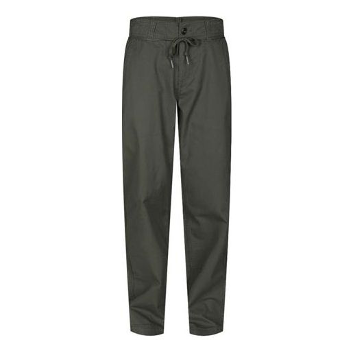 (WMNS) Converse Woven Pants Asia Sizing 'Green' 10018414-A01