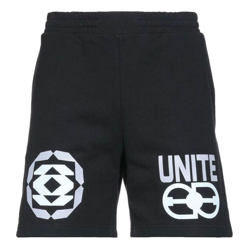 Alexander McQueen Unite Logo Shorts 'Black' 647263-RTT19-1000