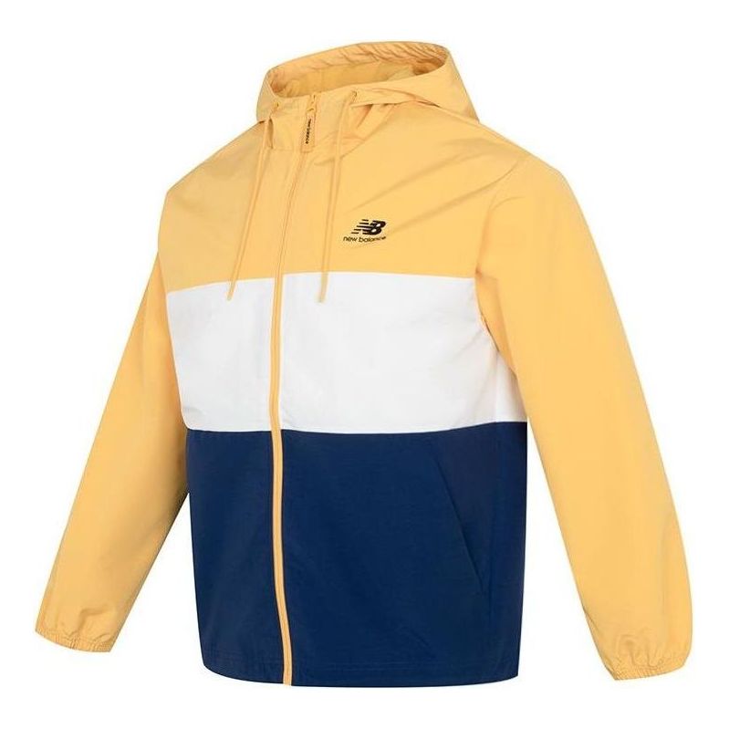 New Balance Lifestyle Hooded Jacket 'Yellow White Blue' 5AD38011-YL