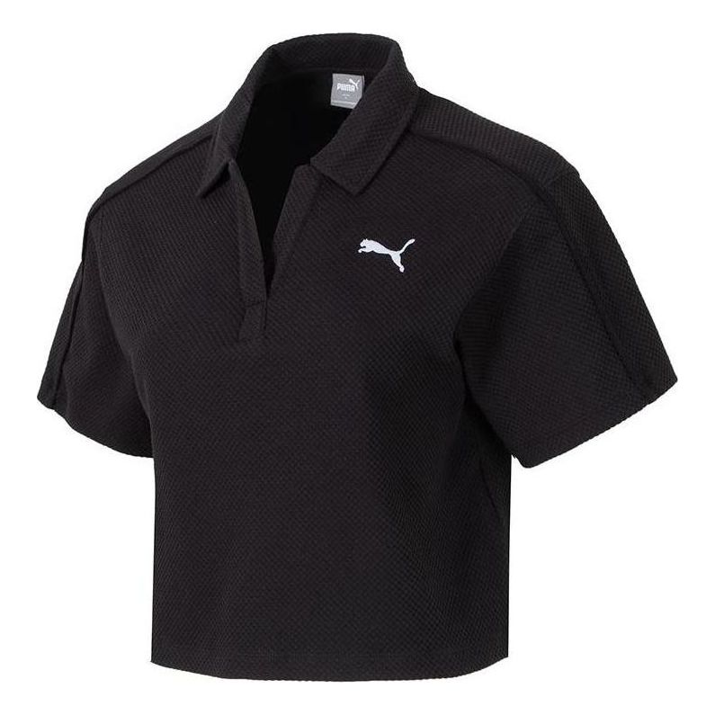 (WMNS) PUMA HER Polo Shirt 'Black' 682156-01