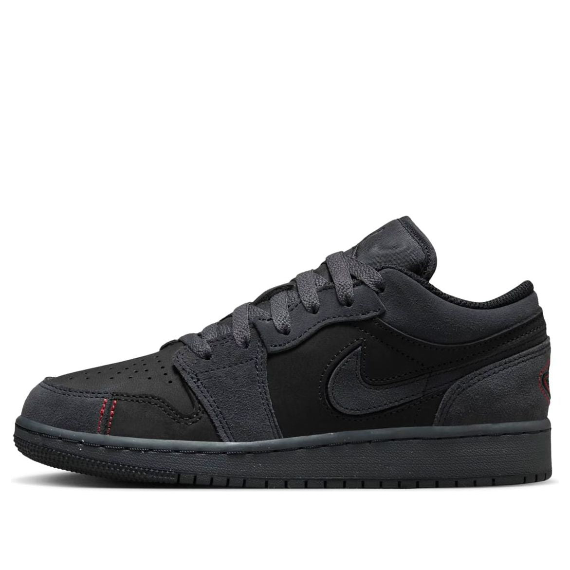 (GS) Air Jordan 1 Low SE Craft 'Dark Smoke Red' FQ7757-001