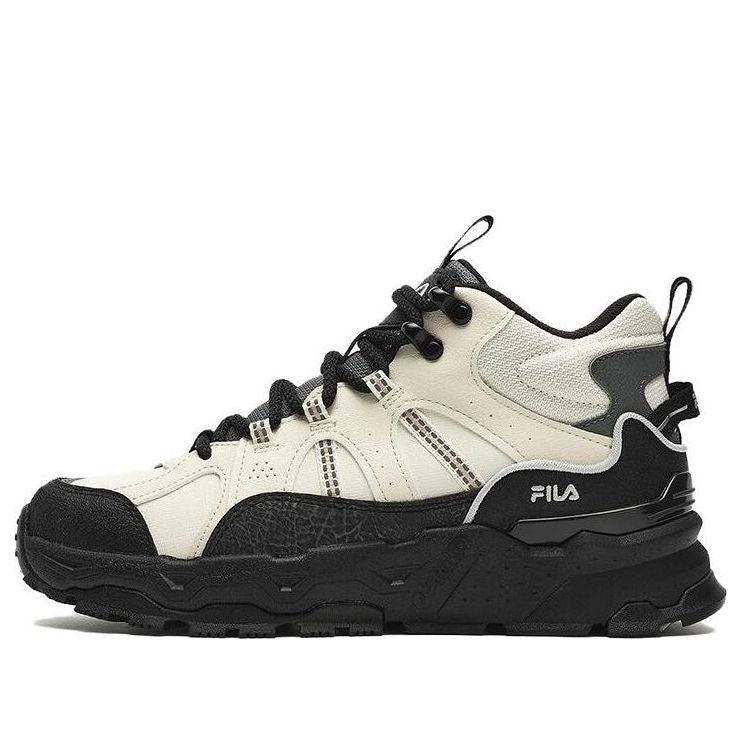 (WMNS) FILA Trek 1S High-Top Sneakers 'White Black' F12W342129FBW