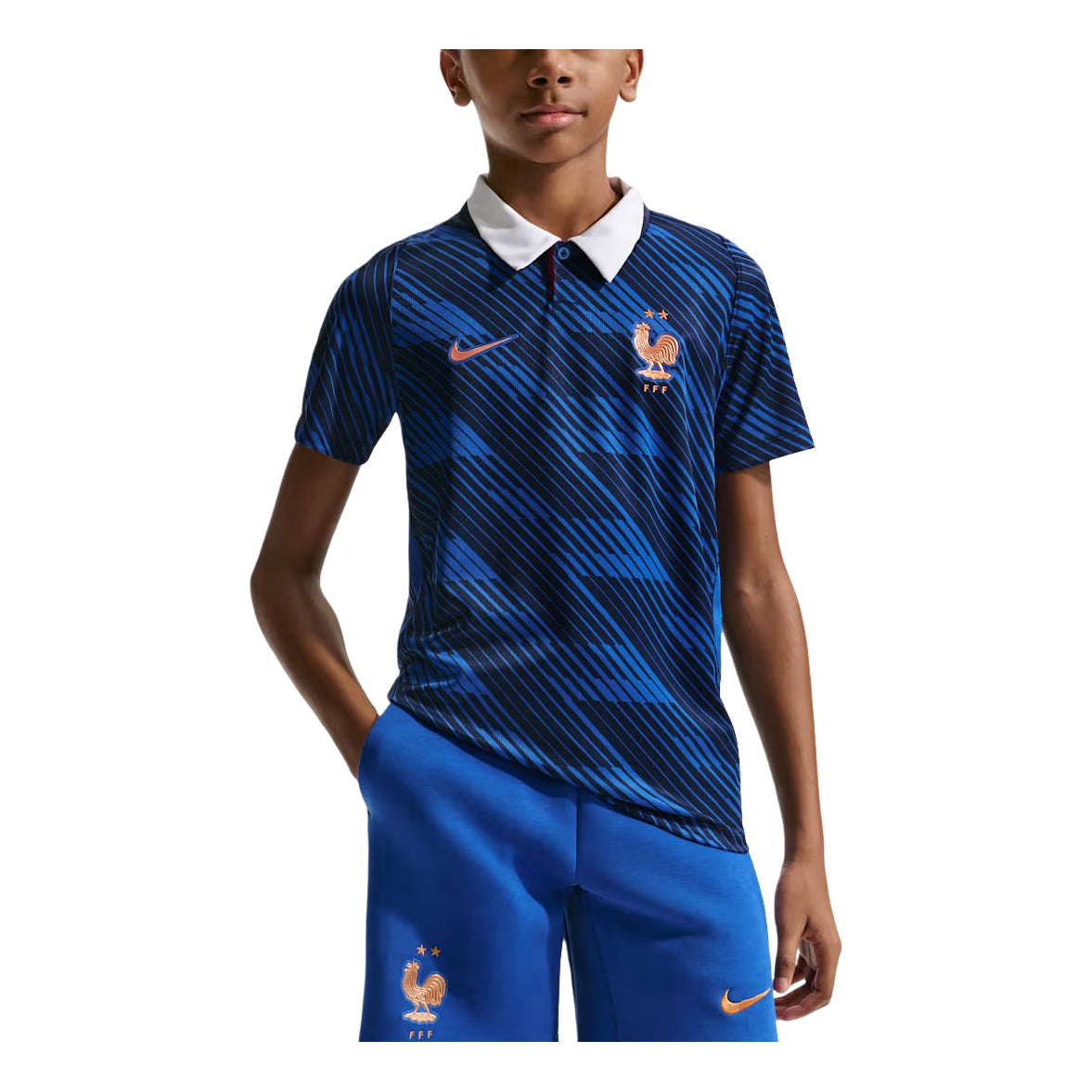 (GS) Nike France National Team 2026 Stadium Home Dri-FIT Soccer Jersey 'Game Royal Blackened Blue White' IB5129-480