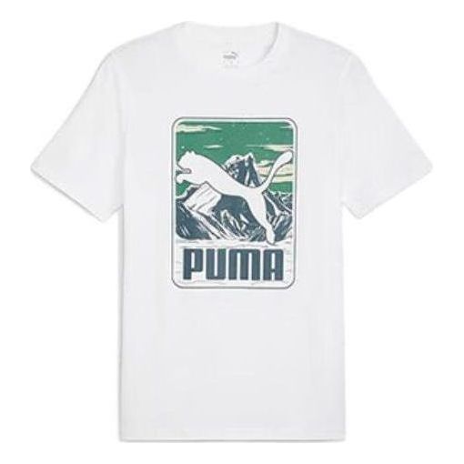 PUMA Graphic Mountain T-shirt 'White' 684761-02