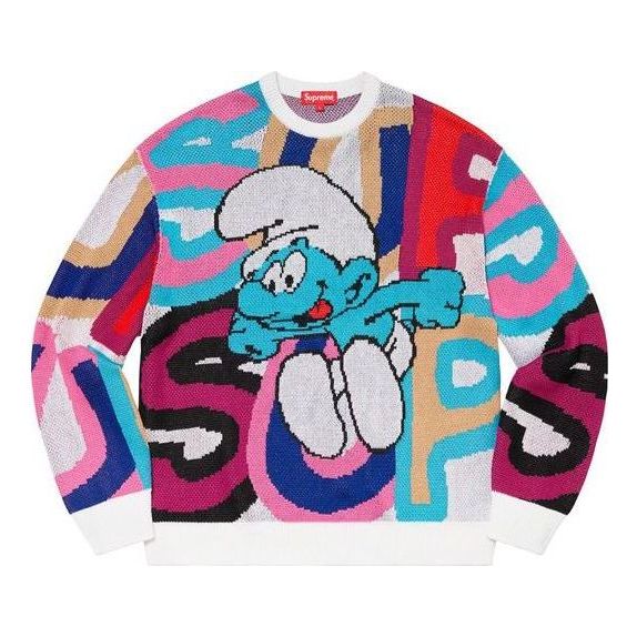 Supreme Smurfs Sweater 'Mulri-Color' SUP-FW20-160