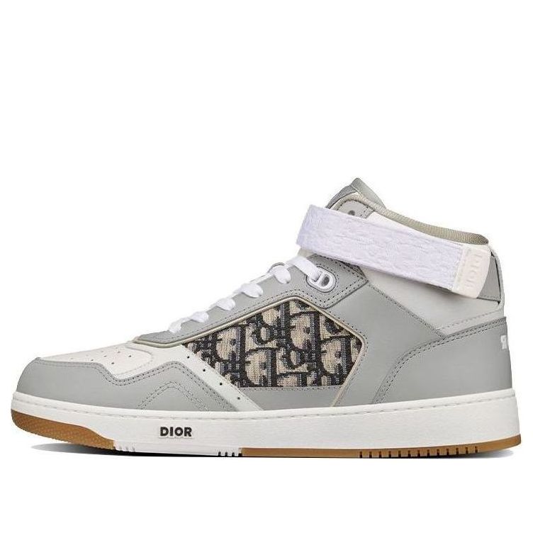 DIOR B27 High Cut Sport Shoes Grey/White 3SH132ZIR_H165