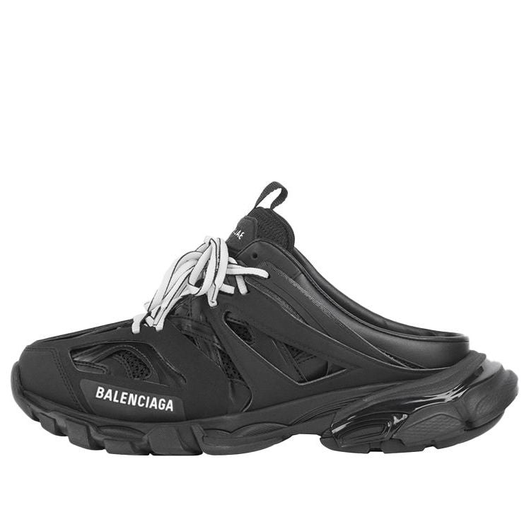 Balenciaga Track Flat Shoes Black 653814W3CP31000