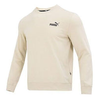 PUMA Ess Small Logo Crew Logo Sweater 'Beige' 621562-85