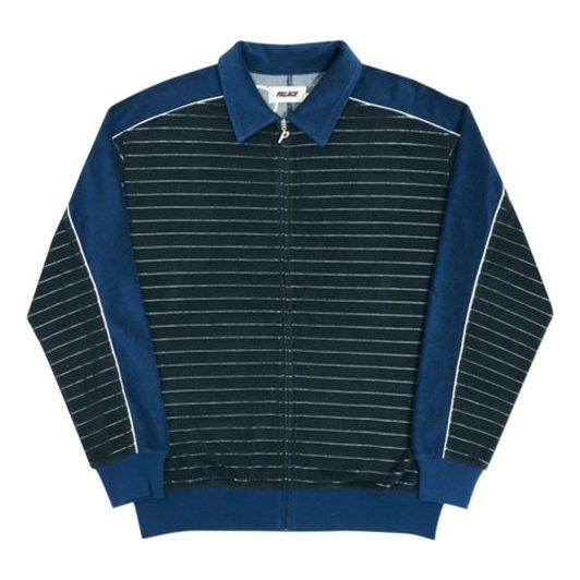 PALACE Alphabet Stripe Athleisure Casual Sports Jacket Unisex Green P19CS176