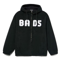 Li-Ning BadFive Logo Full Zip Hooded Jacket 'Black White' AFDR733-5