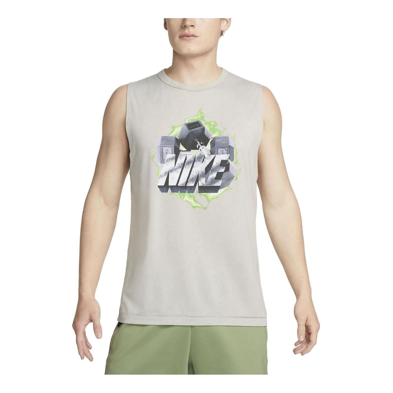 Nike Dri-FIT Tank 'Grey' DX0908-012