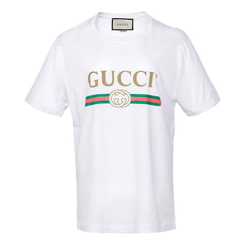 Gucci Washed Jersey Oversize T-Shirt 'White' 440103-X3F05-9045