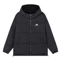 New Balance logo Sportswear Puffer 'Black White' 5PC44733-BK