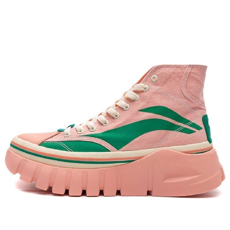 (WMNS) Li-Ning Wave Boot 'Pink Green' AGCP388-3