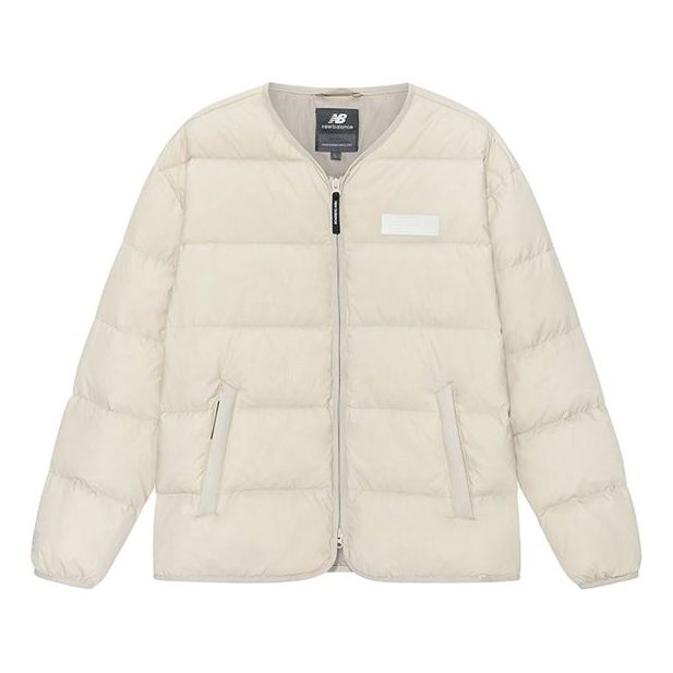 New Balance Warm Down Jacket 'Cream White' 5PB42073-BEI
