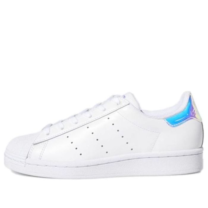 (GS) adidas Superstar J 'White Iridescent' FX7594