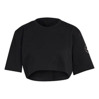 (WMNS) adidas by Stella McCartney Future Playground Cropped T-Shirt 'Black' GL7340
