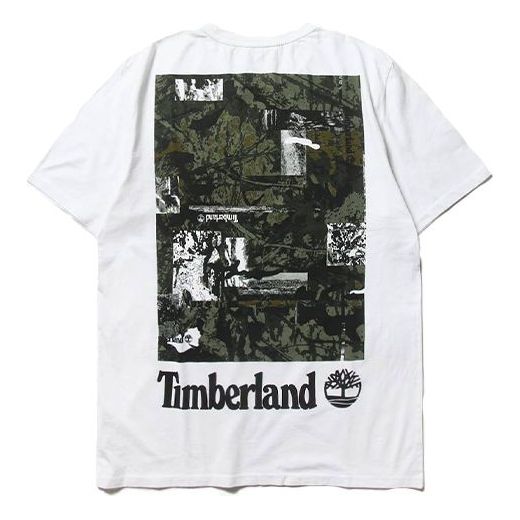 Men's Timberland SS20 Printing Short Sleeve White A235A100