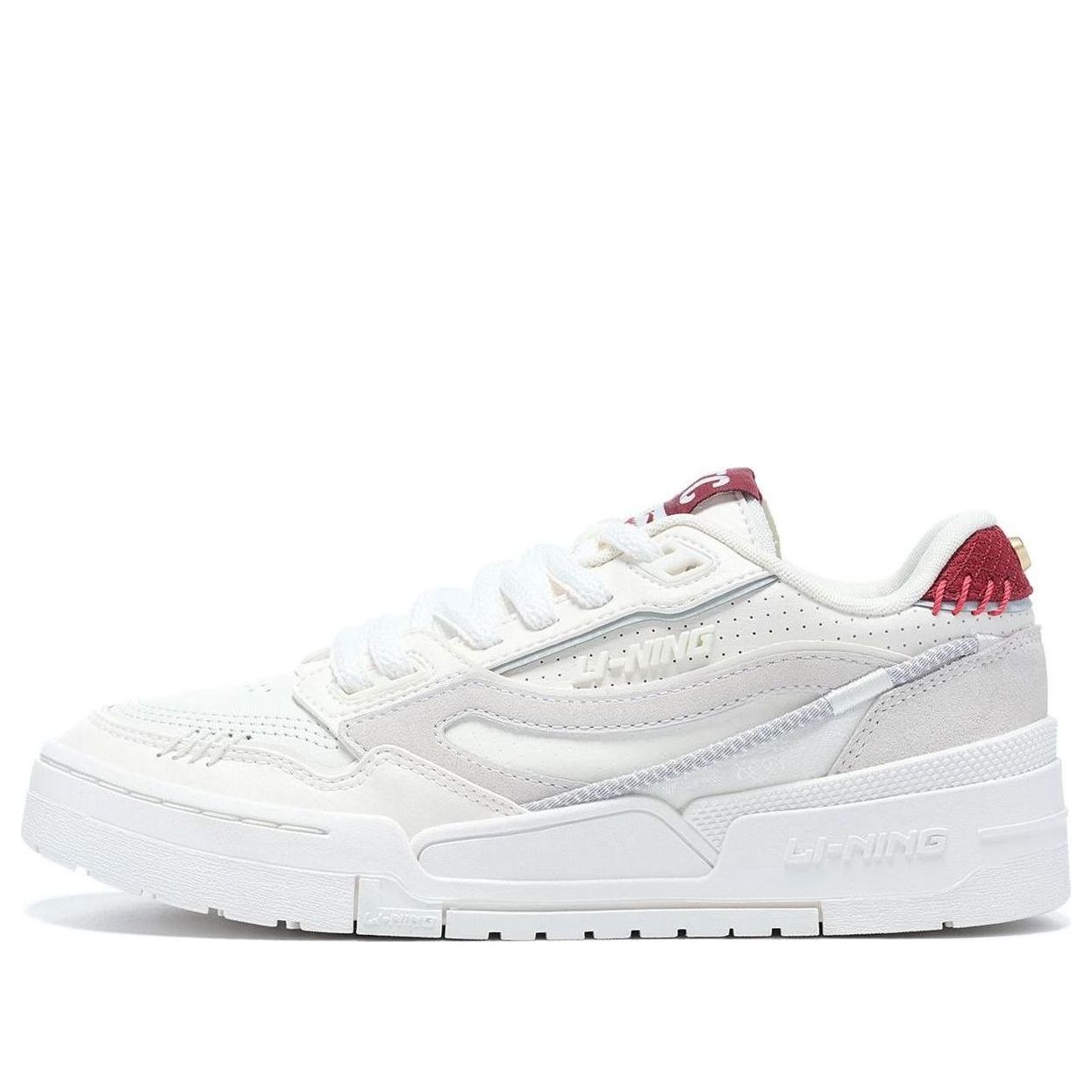 (WMNS) Li-Ning 001 BTC Prm 'White Grey' AGCT004-3
