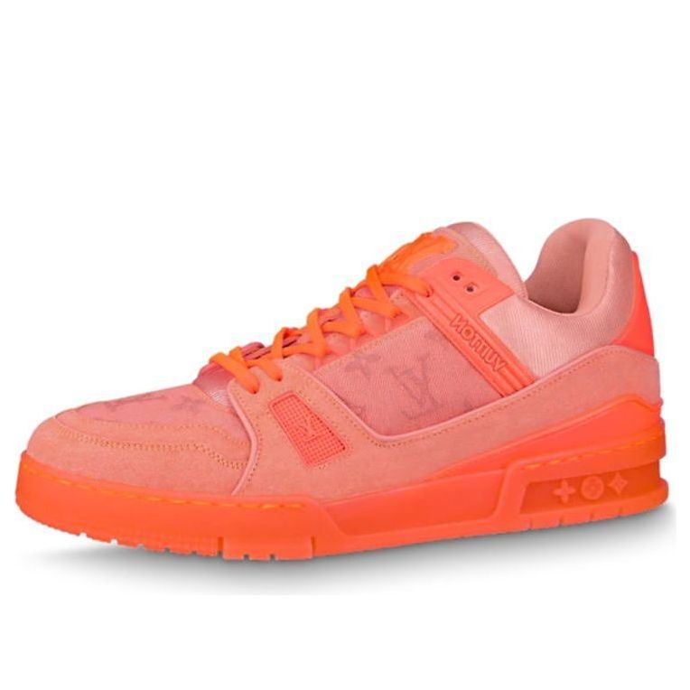 LOUIS VUITTON x Virgil Abloh Trainer Sneakers 'Virgil Peach' 1A8KCS