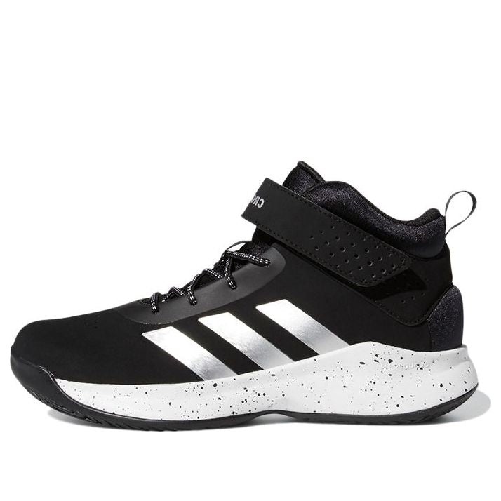 (PS) adidas Cross Em Up 5 Wide Slip On 'Core Black Silver Metallic Footwear White' S29006