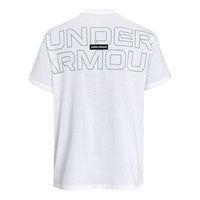 Under Armour Outline Heavyweight Short Sleeve T-shirt 'White' 1379109-100