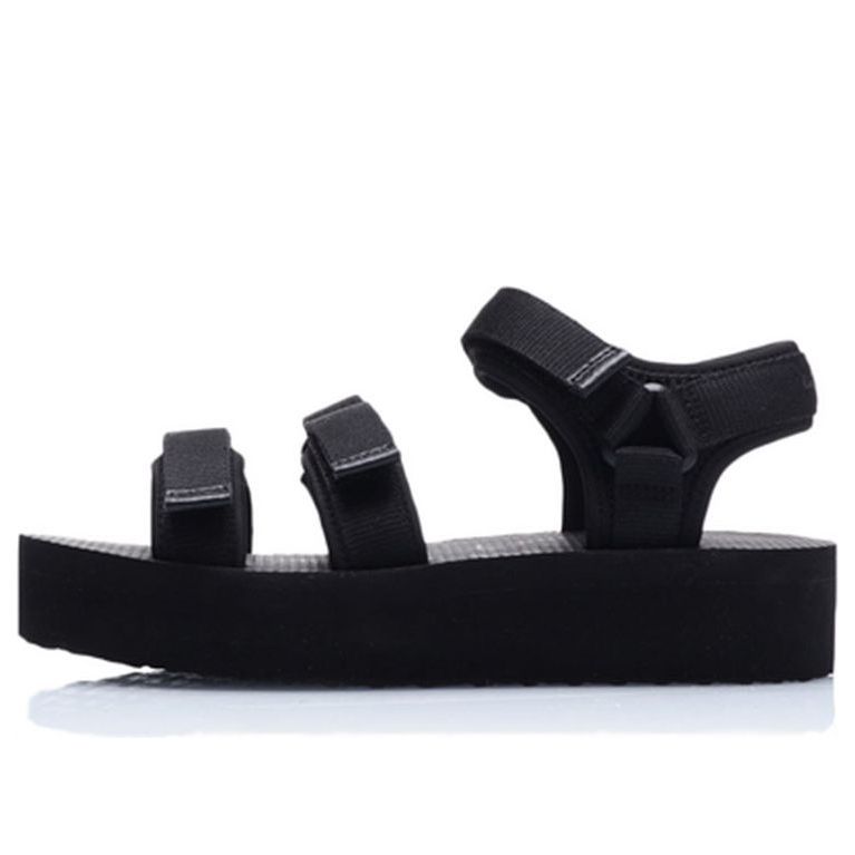 (WMNS) Li-Ning Two Straps Sandal 'Black' AGUP008-2