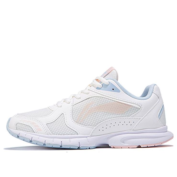 (WMNS) Li-Ning Comfort Running Shoes 'White Blue' ARBQ044-1