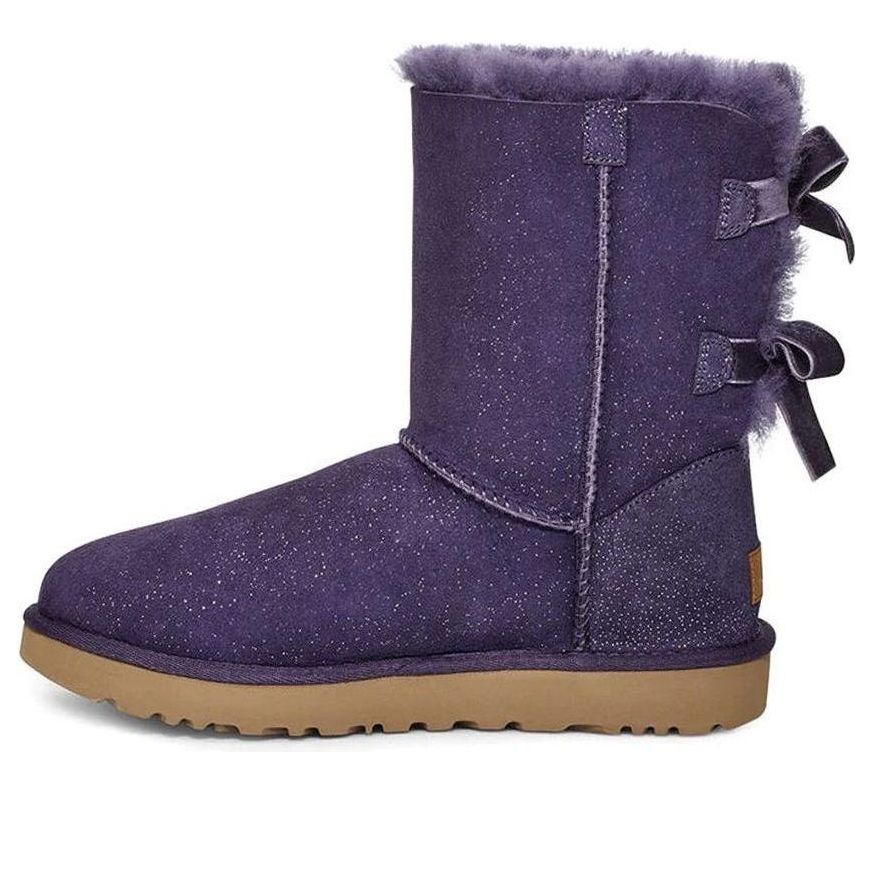 (WMNS) UGG Bailey Bow II Purple Pink Snow Boots 1110415-NSAD