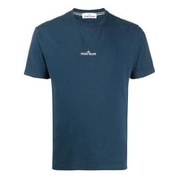 STONE ISLAND Unisex Chest Logo Back Print Blue 72152NS84-V0028