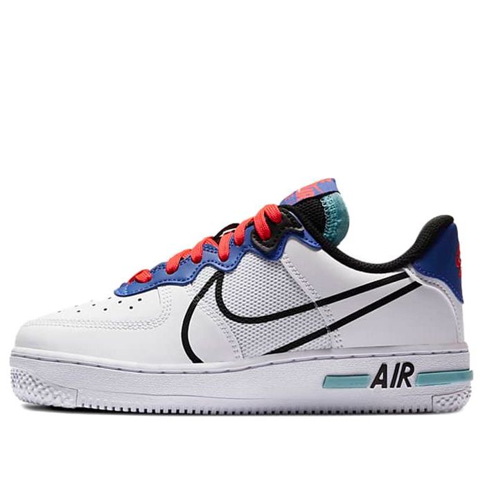 (GS) Nike Air Force 1 React 'Astronomy Blue Laser Crimson' CD6960-101
