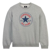 (WMNS) Converse Go-To All Star Patch Standard-Fit Fleece Crew Sweatshirt 'Vintage Grey Heather' 10025472-A03