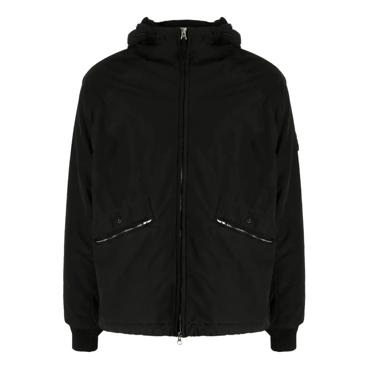 STONE ISLAND Compass-motif Hooded Jacket 'Black' 791541631-V0029