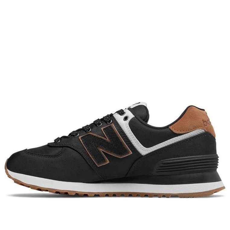 (WMNS) New Balance 574 Black/Brown WL574NMD