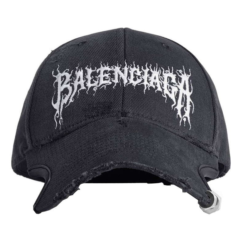 Balenciaga Diy Metal Outline Cap 'Black' 771963410B21702