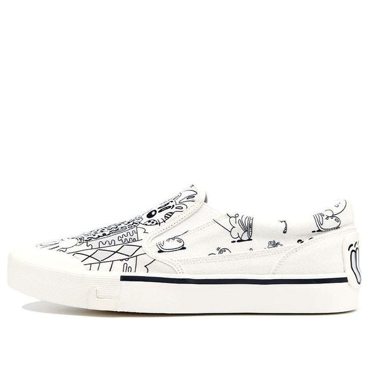Li-Ning Boogle x Steven Harrington Shoes 'White Black' AECR057-3