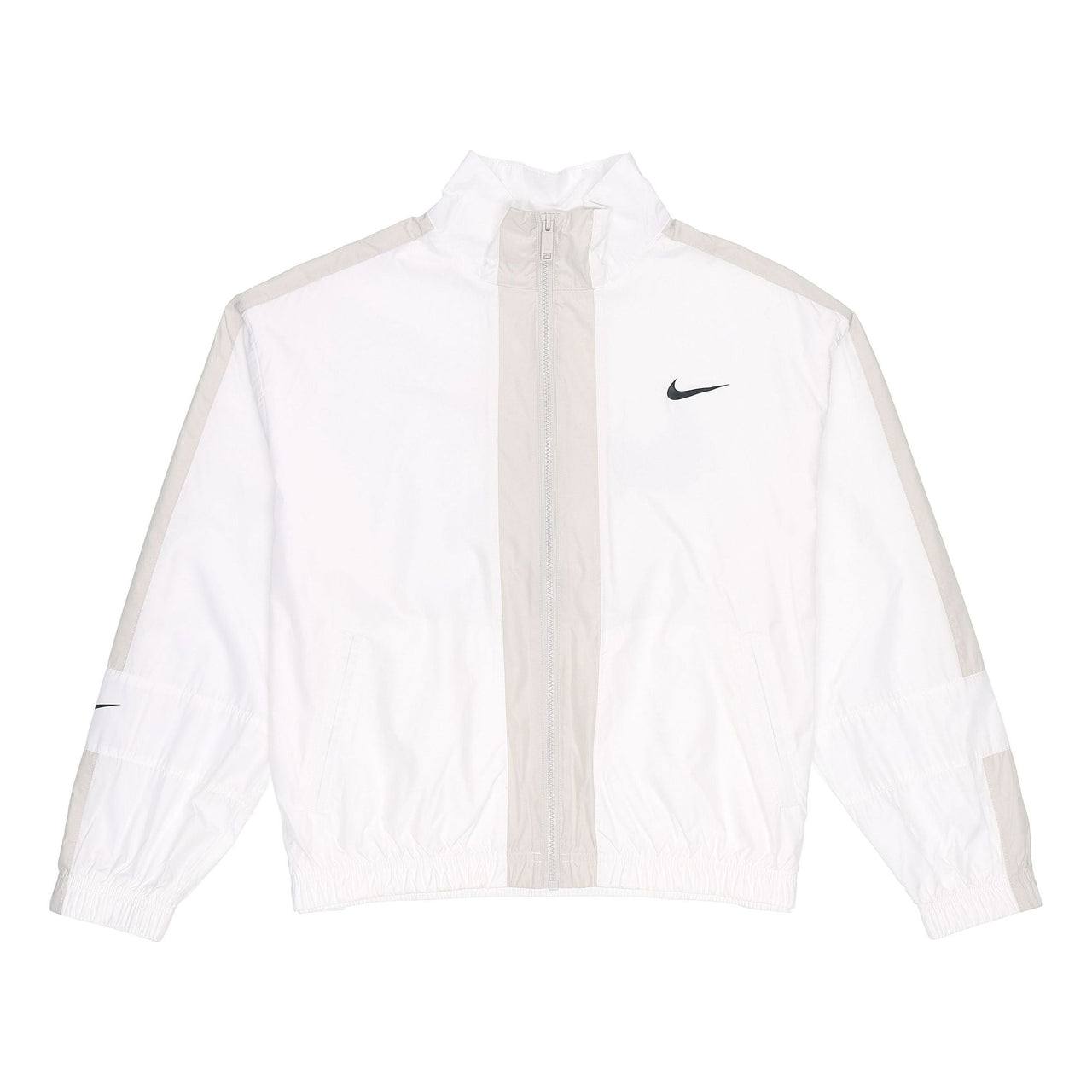 (WMNS) Nike Sportswear Repel Contrasting Colors Loose Woven Jacket Autumn White CZ8801-100
