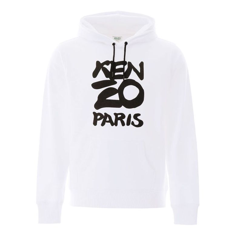 Men's KENZO Logo Alphabet Printing White FA55SW1654ME-114