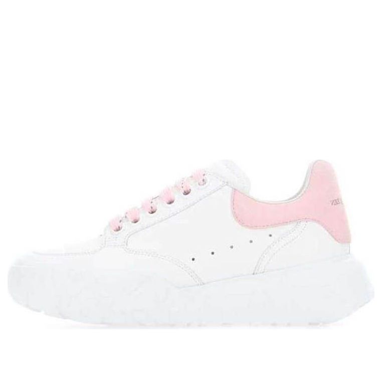 (WMNS) Alexander McQueen Oversized Court Trainer 'White Pink' 633915WIA9A9414