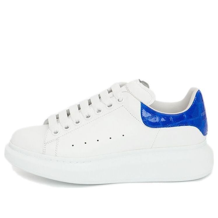 (WMNS) Alexander McQueen Oversized Sneaker 'White Ultramarine' 553770WIAF89407