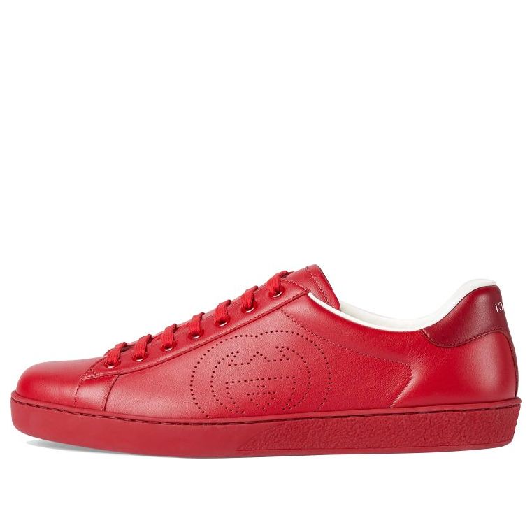 Gucci Ace 'Interlocking G - Hibiscus Red' 599147-AYO70-6463