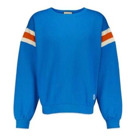 Gucci Sweatshirt With Stripe Detail 'Blue' 756653-XJFWE-4371