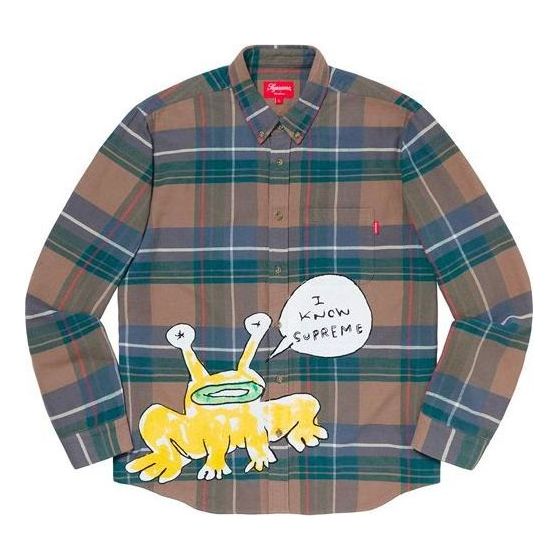 Supreme x Daniel Johnston Plaid Shirt 'Multi-Color' SUP-SS20-629
