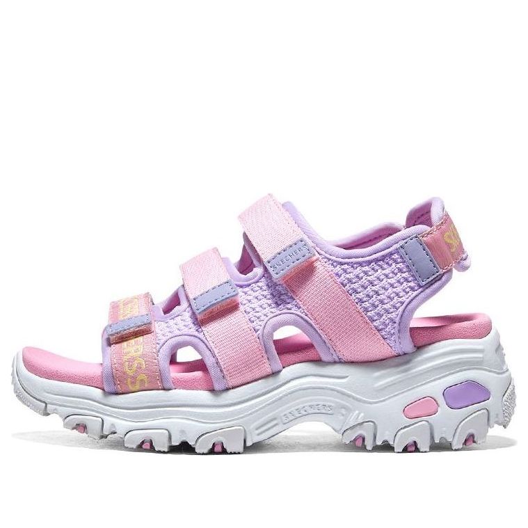 (GS) Skechers Dlites Sandals 'Pink Purple' 319200L-PKLV